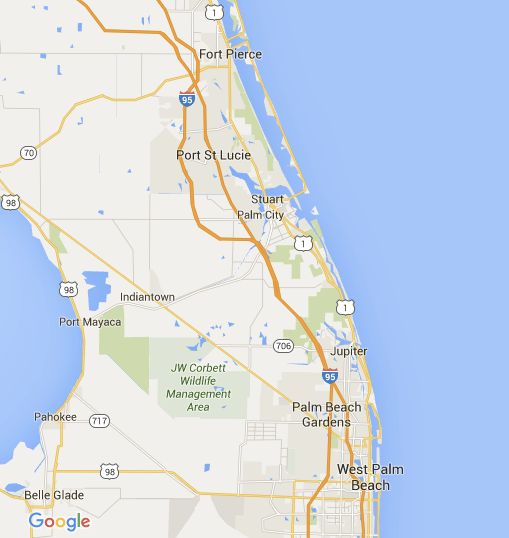 Fort Pierce to West Palm Beach